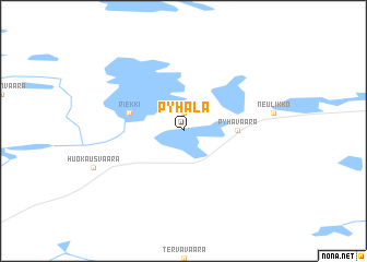 map of Pyhälä