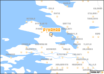 Pyhämaa (Finland) map 