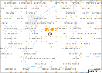 map of Pyhra