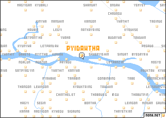 map of Pyidawtha