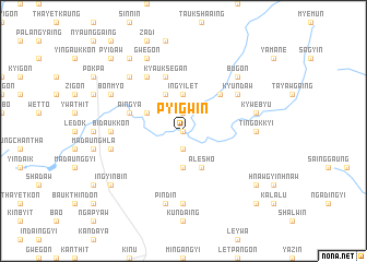 map of Pyigwin