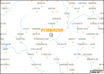 map of Pyinbinzan