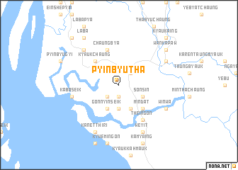 map of Pyinbyutha