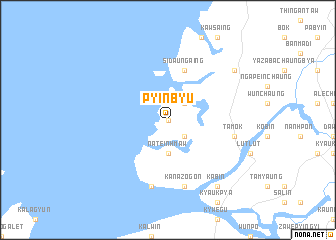map of Pyinbyu