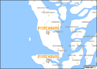 map of Pyinchaung