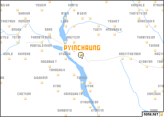 map of Pyinchaung