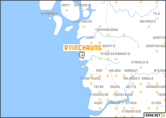 map of Pyin Chaung