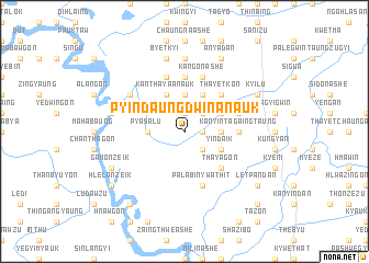 map of Pyindaungdwin Anauk