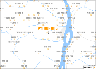 map of Pyindaung