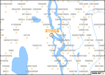 map of Pyinga