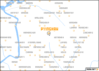 map of Pyinghaw