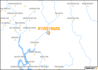 map of Pyingyaung