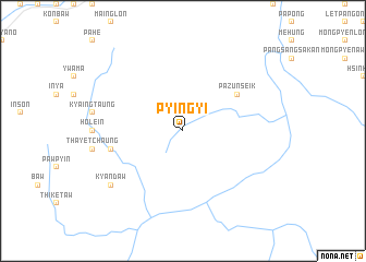 map of Pyingyi