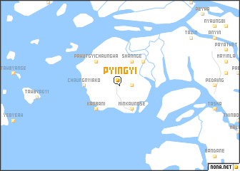 map of Pyingyi