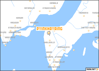 map of Pyinkhayaing