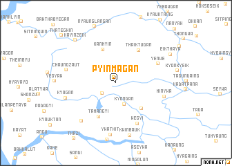 map of Pyinmagan