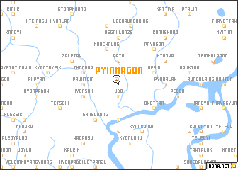 map of Pyinmagon