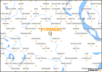 map of Pyinmagon