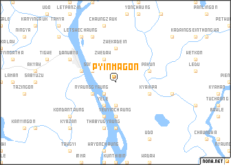 map of Pyinmagon