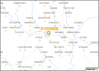 map of Pyinmana