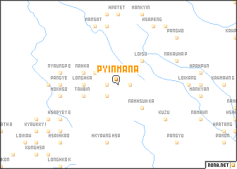 map of Pyinmana