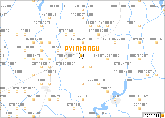 map of Pyinmangu