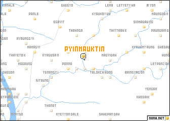 map of Pyinmauktin