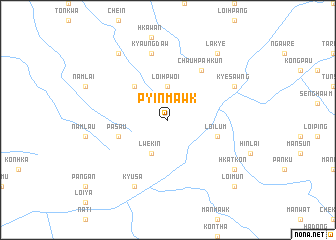 map of Pyinmawk