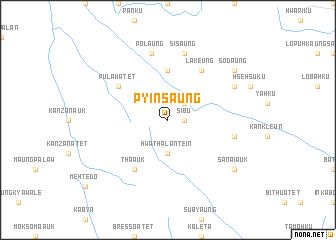 map of Pyinsaung