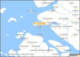 map of Pyinshe