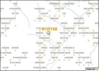 map of Pyintha