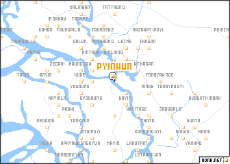 map of Pyinwun