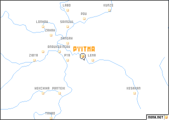 map of Pyitma