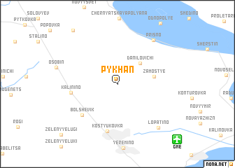 map of Pykhanʼ