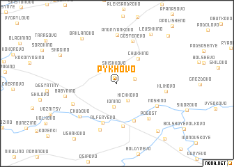 map of Pykhovo