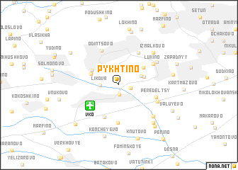 map of Pykhtino