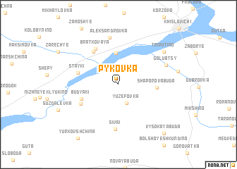 map of Pykovka