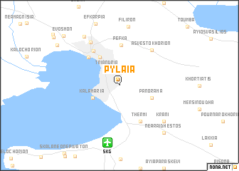 map of Pylaía