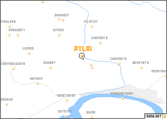 map of Pylai