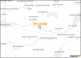 map of Pylëvka