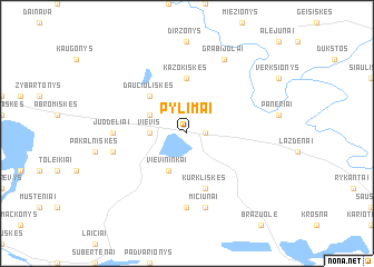 map of Pylimai