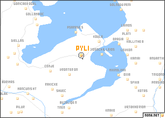 map of Pýli