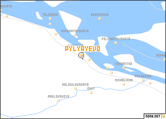 map of Pylyayevo