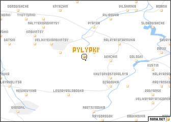 map of Pylypki