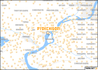 map of Pyŏkchido-ri