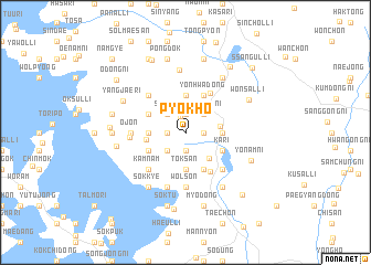 map of Pyŏkho