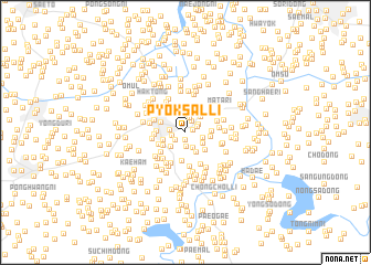 map of Pyŏksal-li