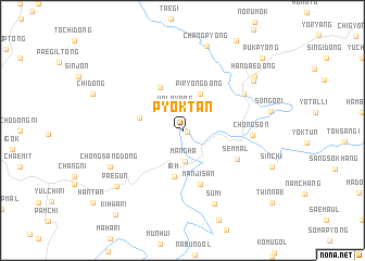 map of Pyŏkt\