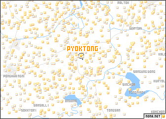 map of Pyŏk-tong