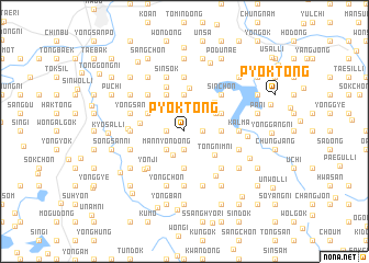 map of Pyŏk-tong